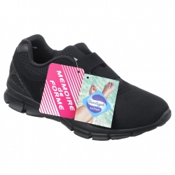 Pantofi sport ortopedici negri barbati PodoWell Vercors