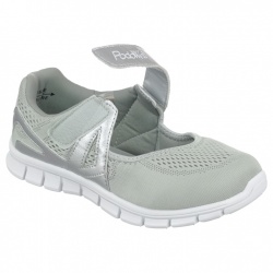 Pantofi sport ortopedici femei bej PodoWell Vaucluse reglabili cu arici velcro