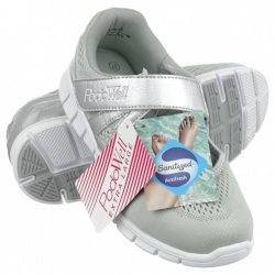 Pantofi sport ortopedici femei bej PodoWell Vaucluse  calapod lat