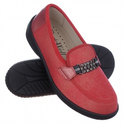 Pantofi pentru monturi dureri plantare dama ortopedici rosii PodoWell Magik