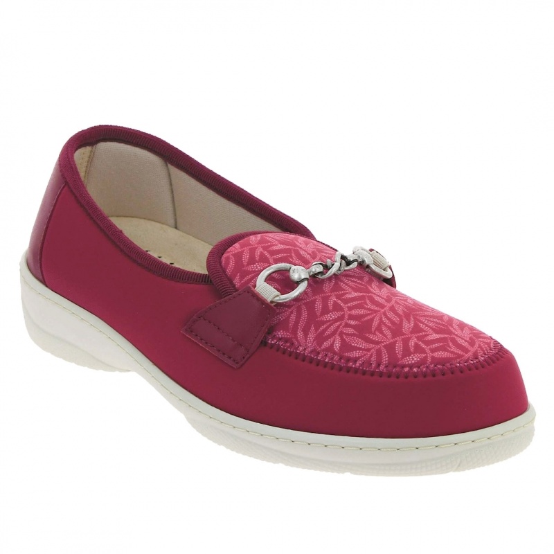 pantofi confort, calapod lat, rosii, dama, PodoWell® Magik
