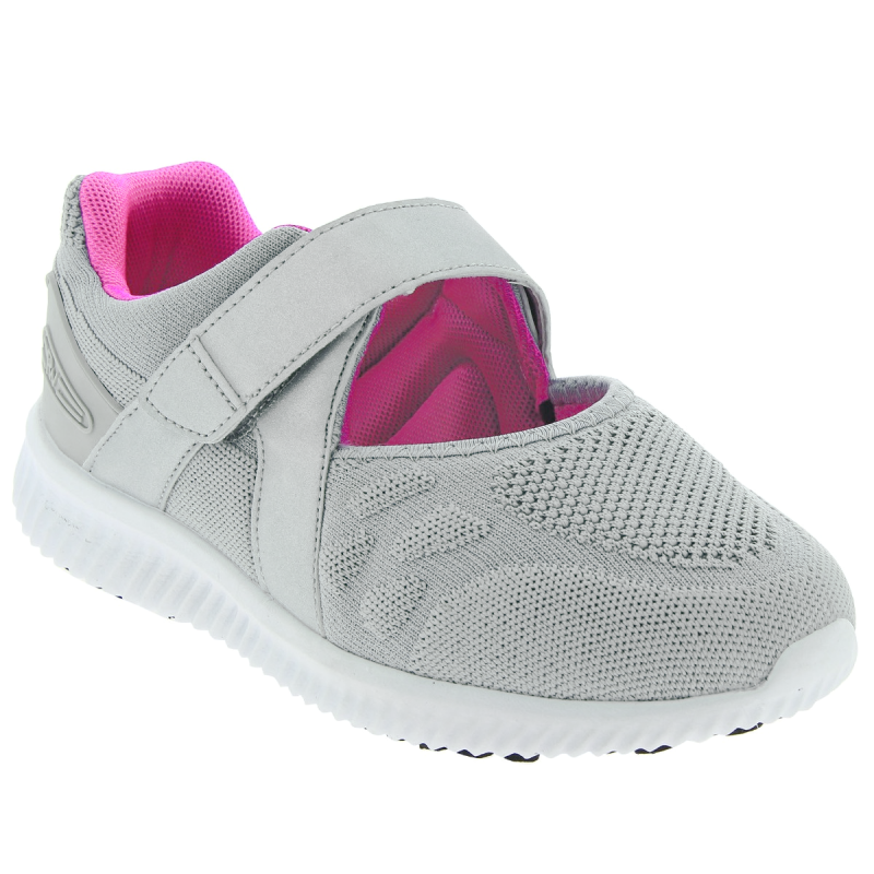 pantofi sport, confort, brant din spuma cu memorie, gri, pentru femei, PodoWell® Valba